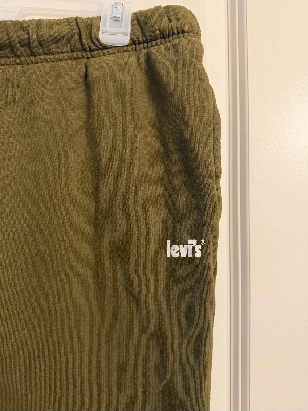 Levi's Olive Drawstring Jogger Sweatpants